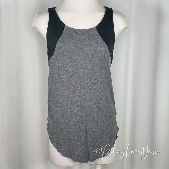 Rock & Republic Colorblock Tank Top Medium M Gray/Black - Picture 1 of 7